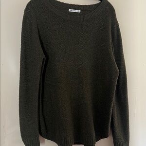 Dark Olive Knit Sweater